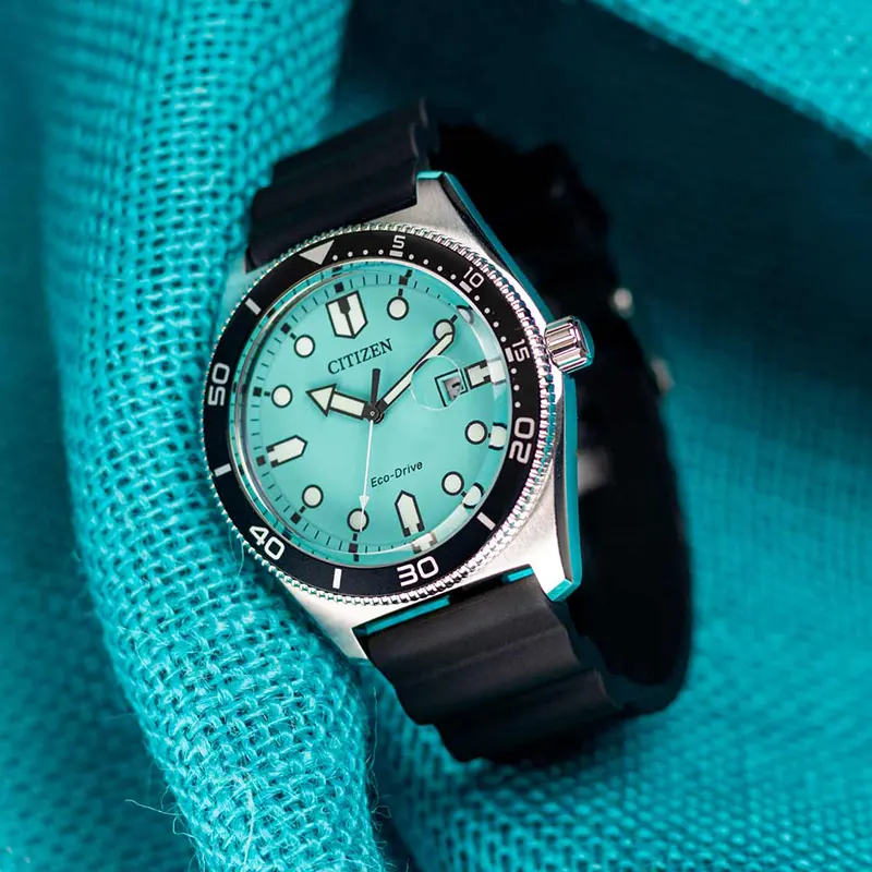 Citizen Eco-Drive Tiffany Blue Dial Men's Watch | AW1760-14X